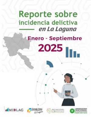 Reporte sobre incidencia delictiva en La Laguna | Enero - Septiembre 2025