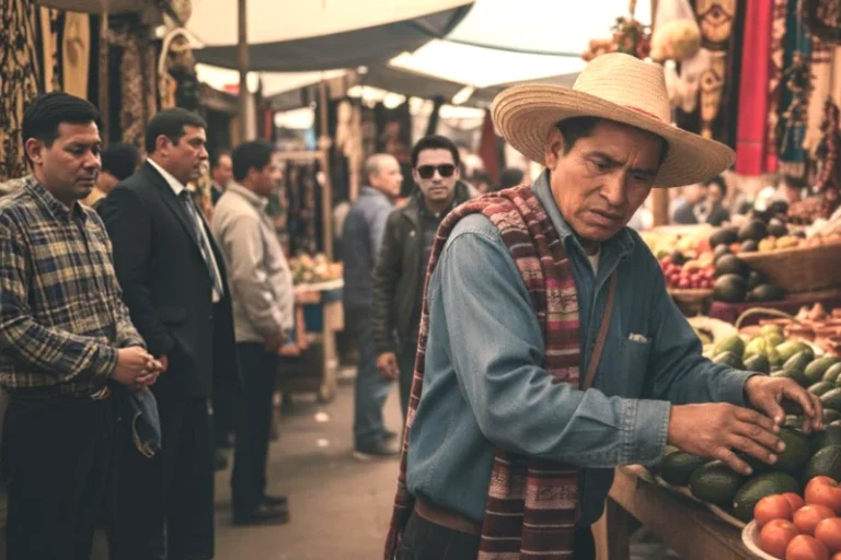 Imagen AI / Personas en un mercado